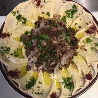 Hummus with Lamb and Beef or Chicken