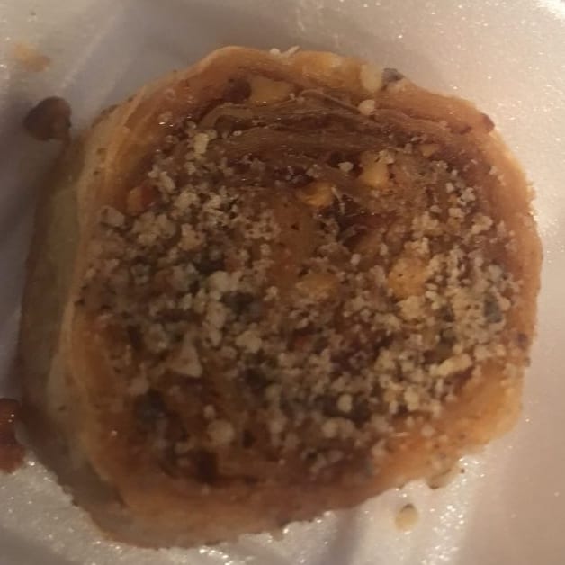 Open Face Baklava.