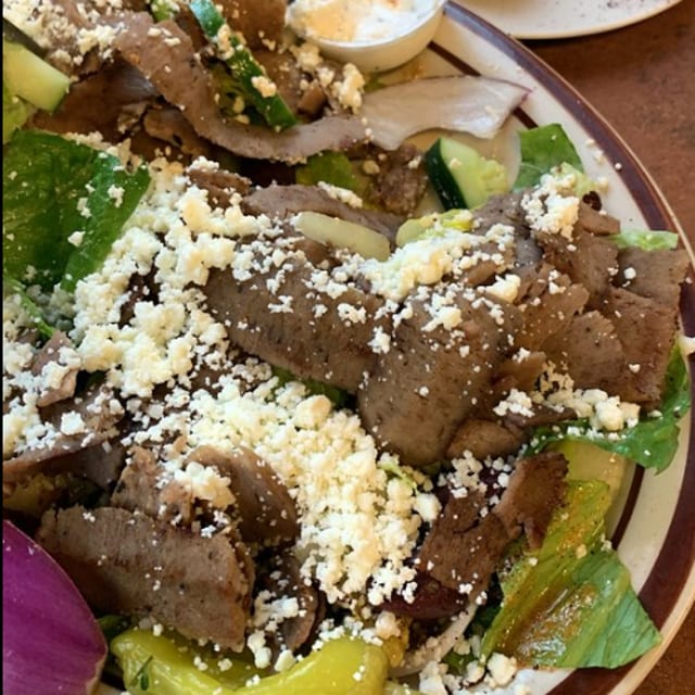 Greek Gyro Salad.