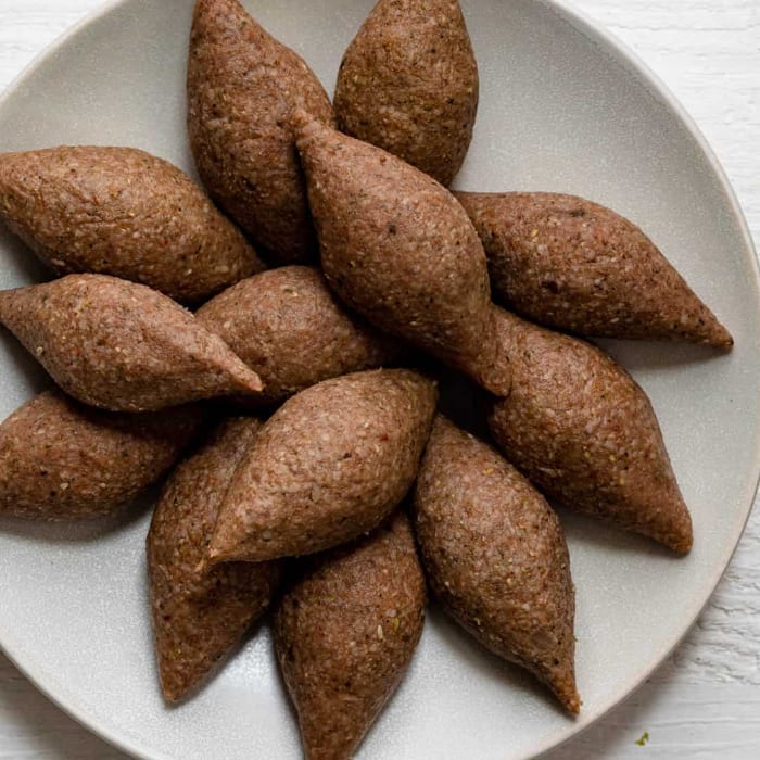 Kibbi Stuffed with Beef.