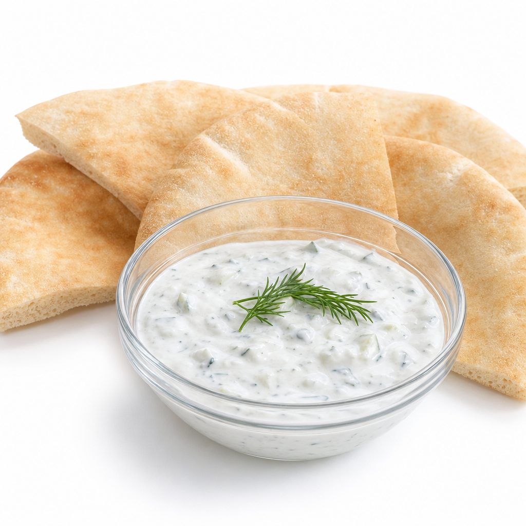 Tzatziki with Pita.