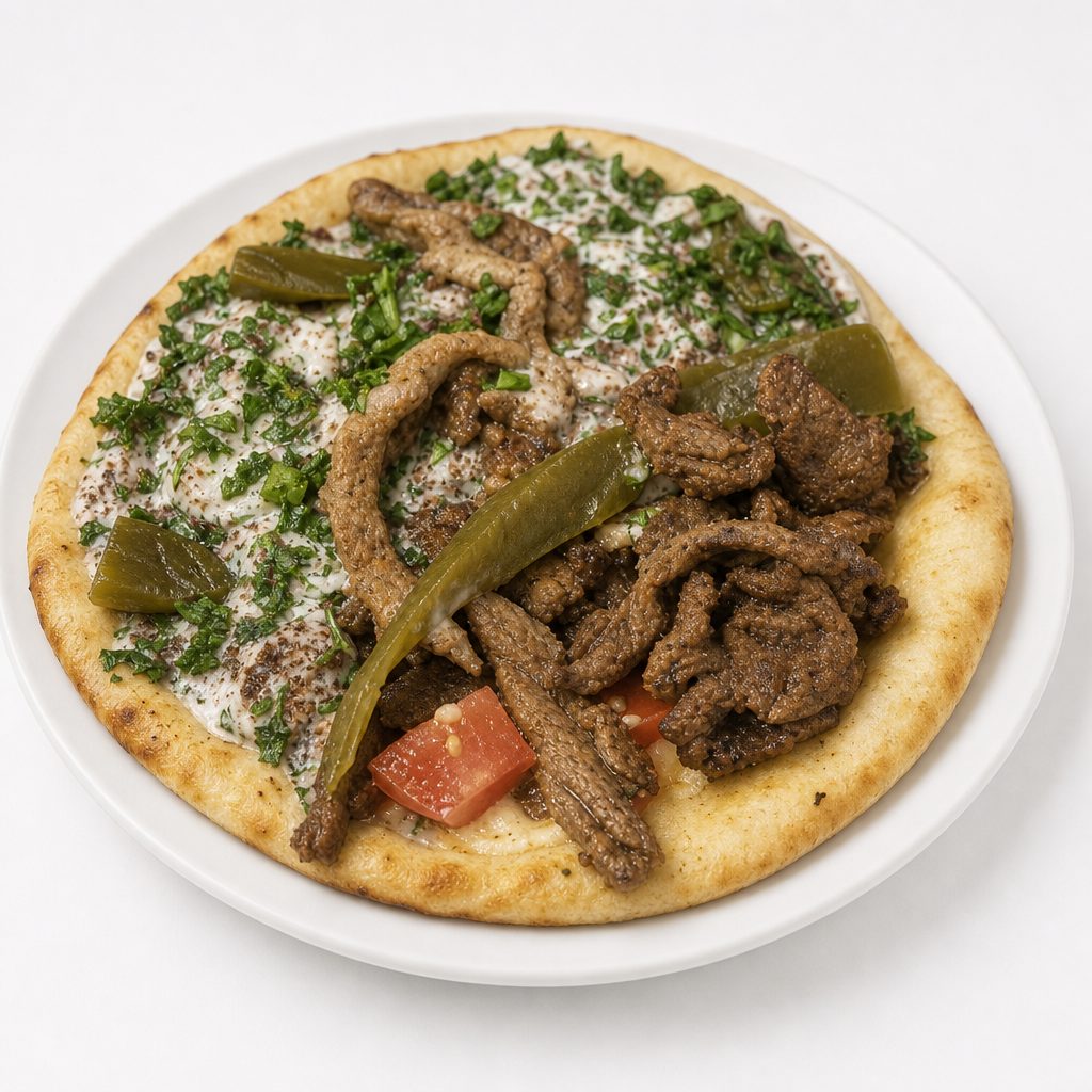 Beef Shawarma Sandwich.