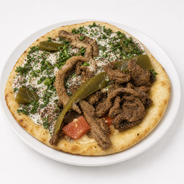 Beef Shawarma Sandwich.