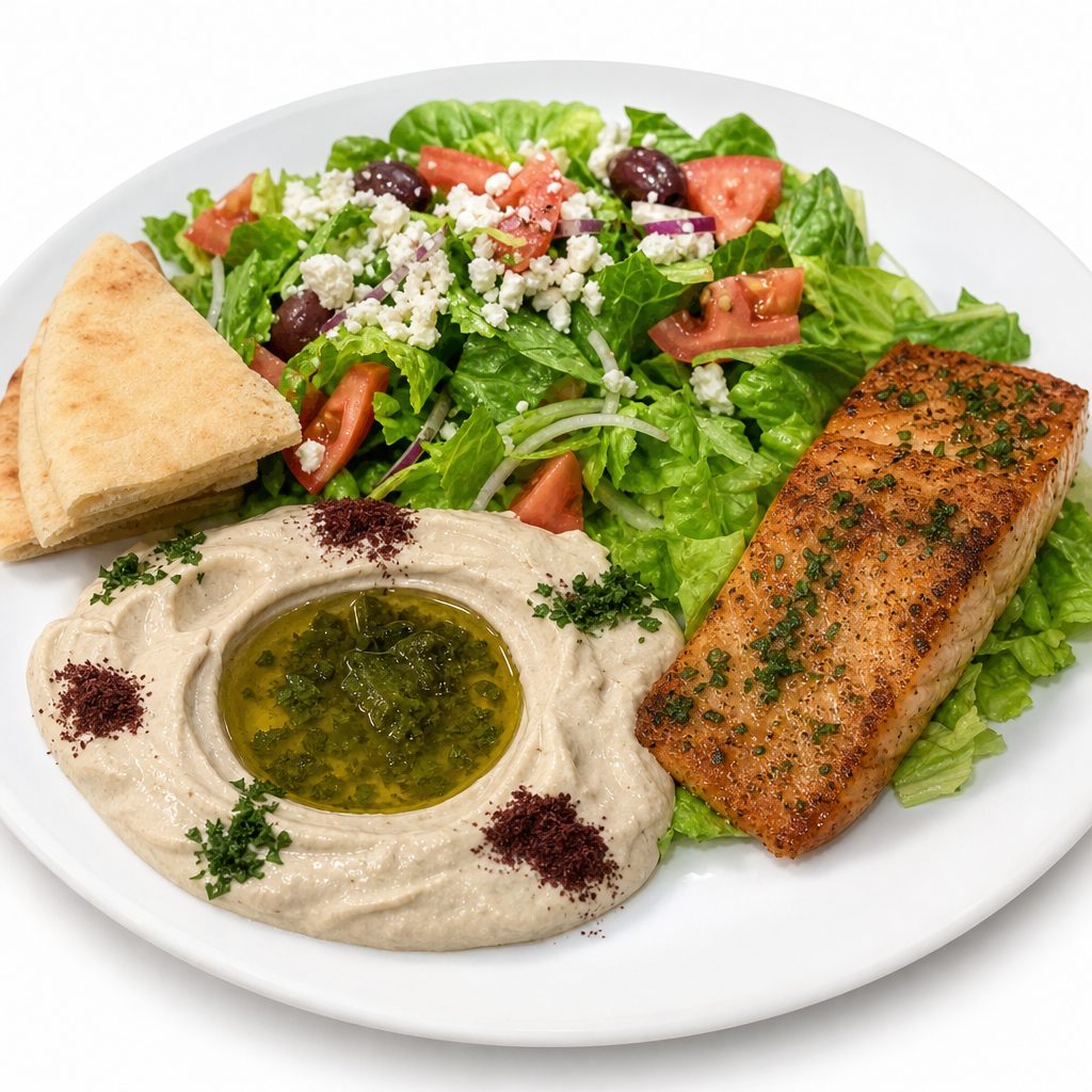 Grilled Salmon Fish.