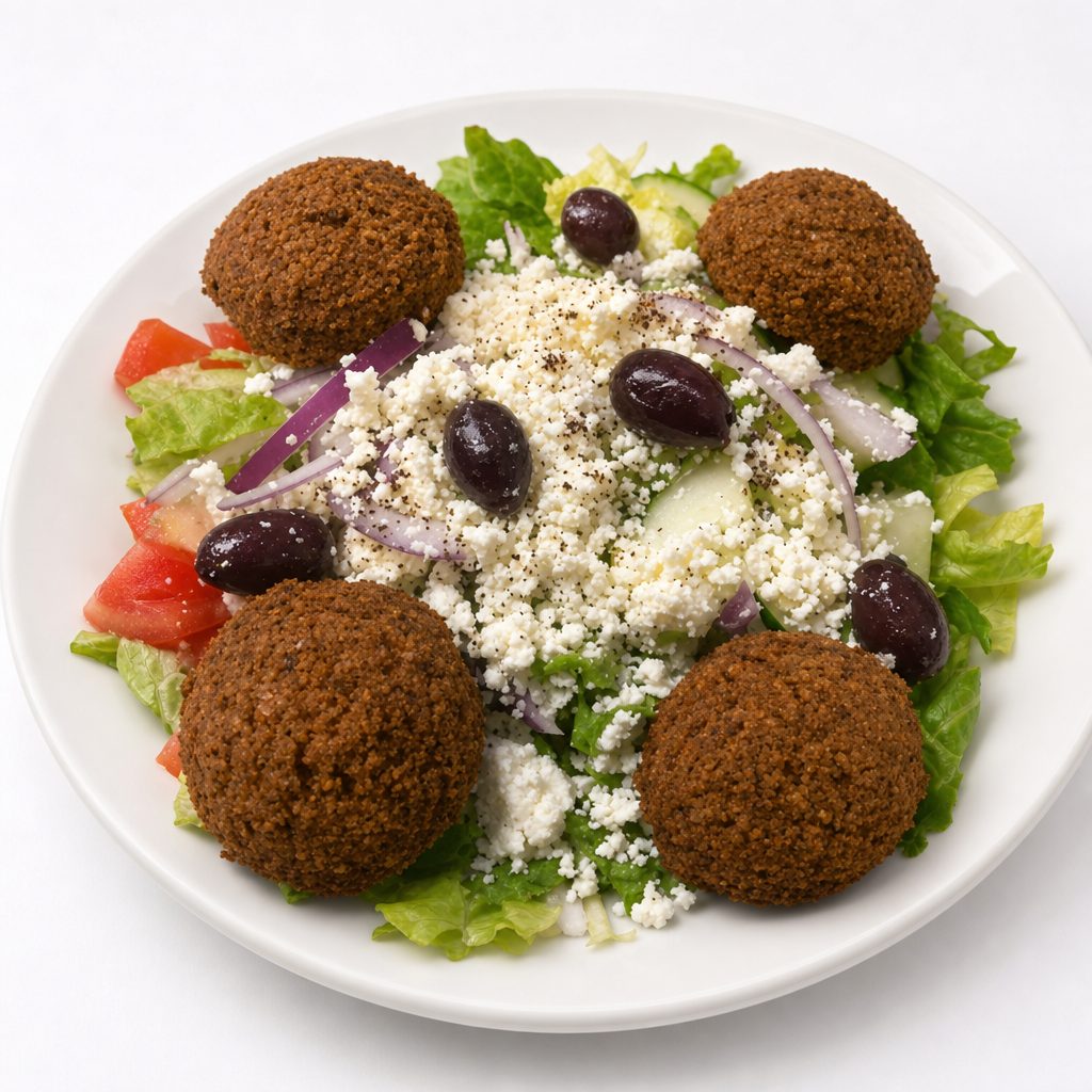 Falafel Greek Salad.