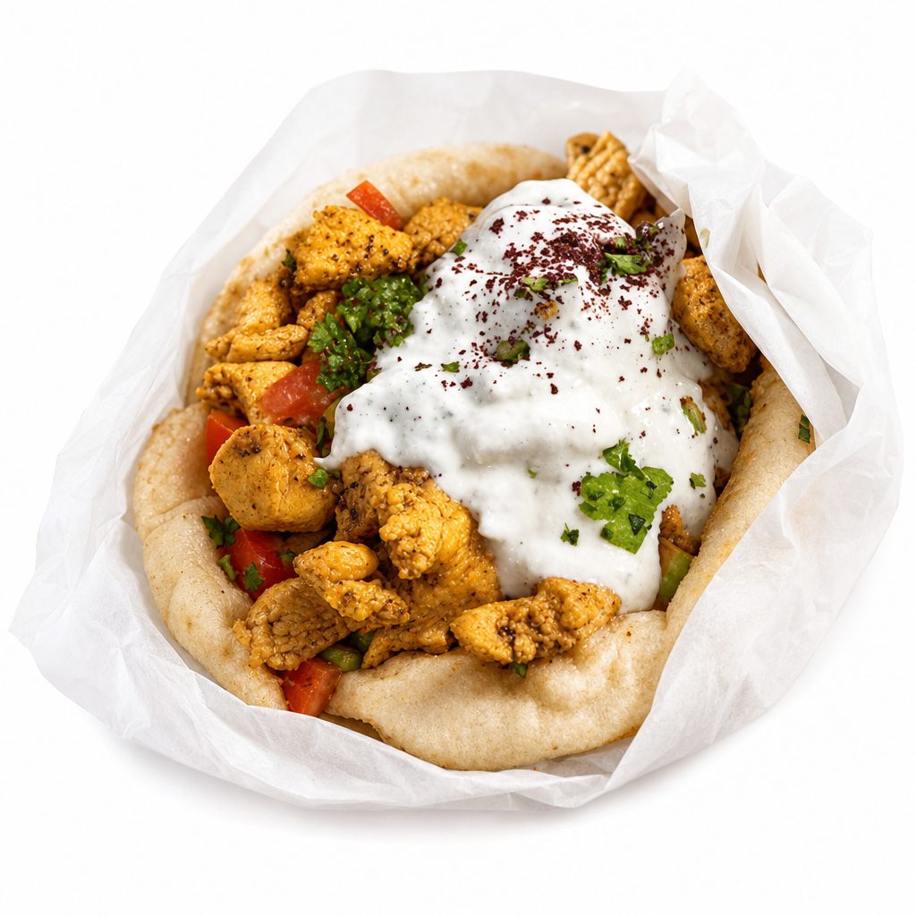 Chicken Shawarma Sandwich.