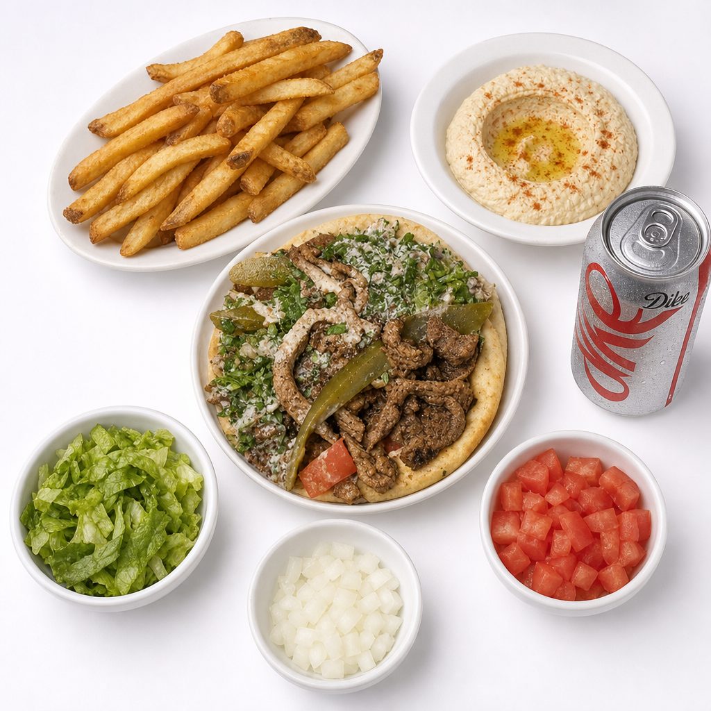 Beef Shawarma Combo.