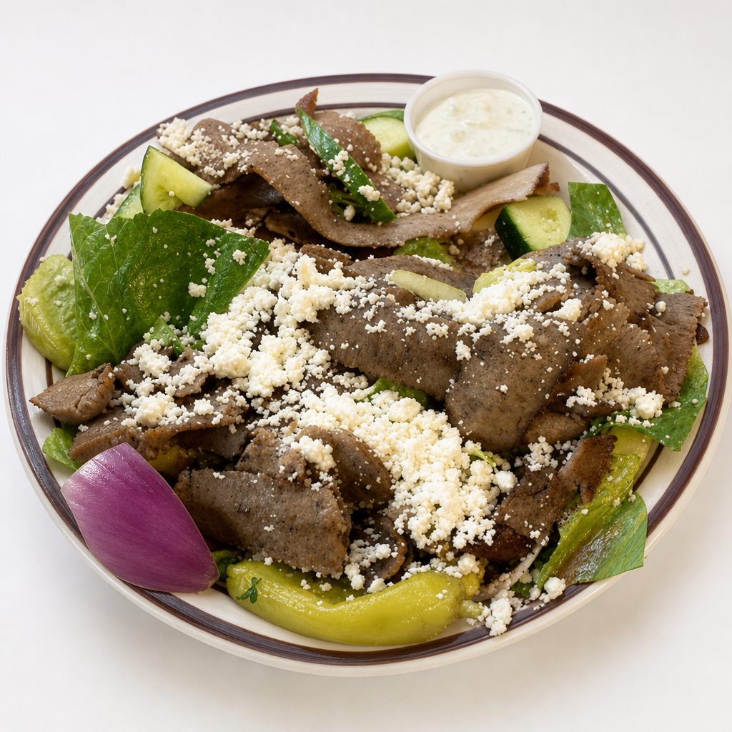 Greek Gyro Salad.