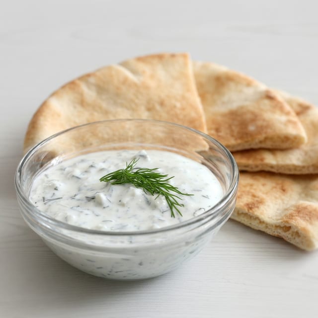 Tzatziki with Pita.