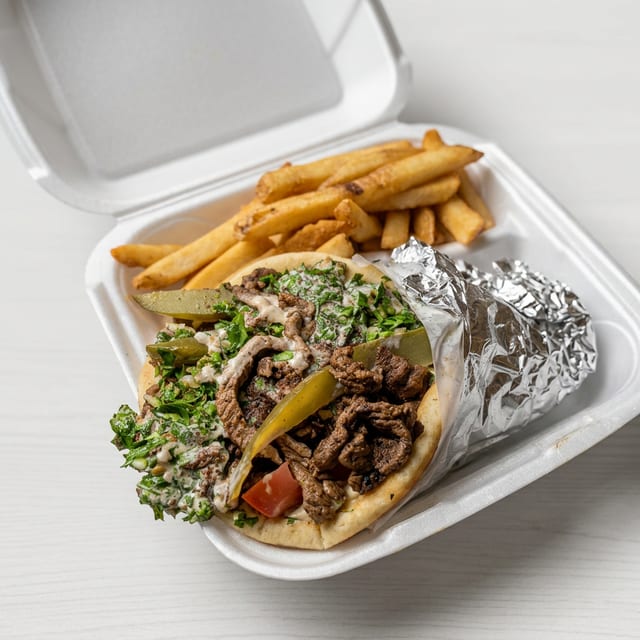 Beef Shawarma Combo.