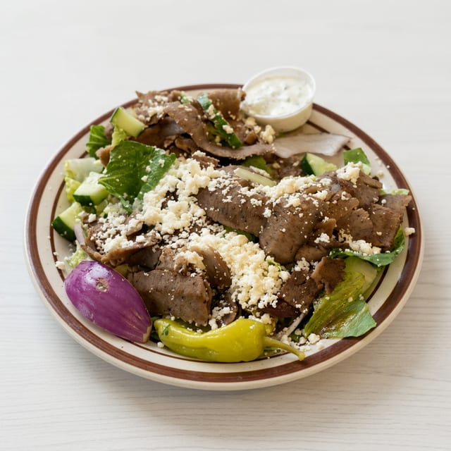 Greek Gyro Salad.